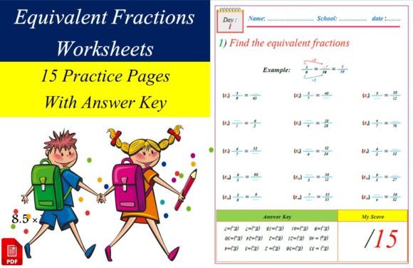 Download Equivalent Fractions ( + Answer Key) - Answer key Collection