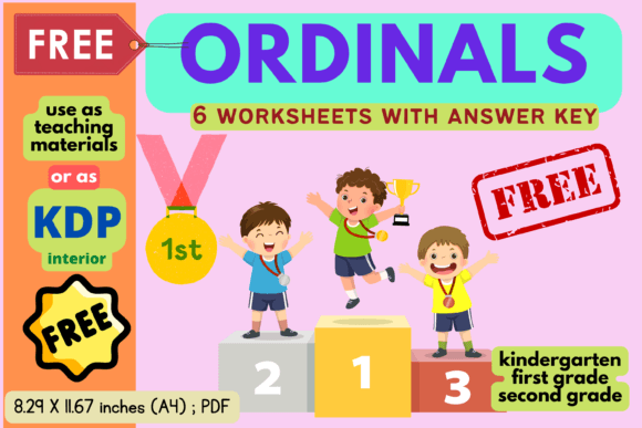 Download FREE Ordinals Worksheets with Answer Key - Premium Bundle