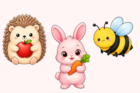 Download Adorable Kawaii Forest Friends - Forest Collection