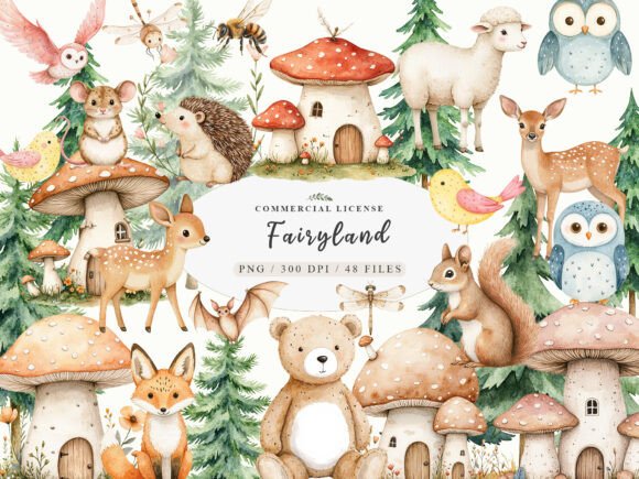 Download Woodland Forest Animals Friends Clipart - Forest Collection